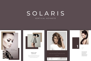 Solaris Vertical Keynote Print Template