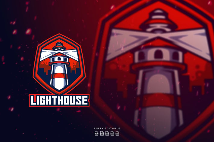 Lighthouse Logo Template