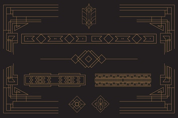 art deco border