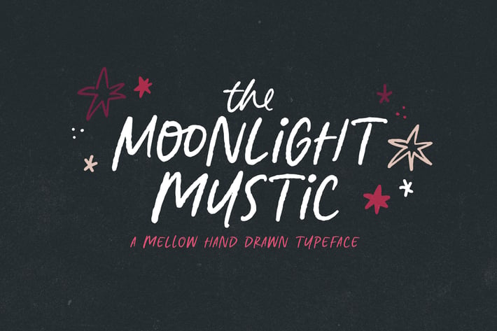Moonlight Mystic Typeface