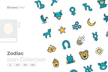 Zodiac Filled Icon