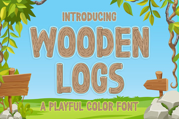 Wooden Logs - SVG Color Font