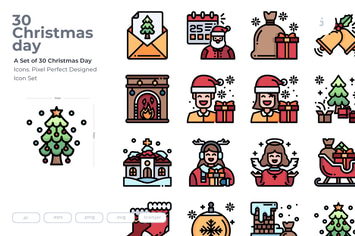 30 Christmas Icons