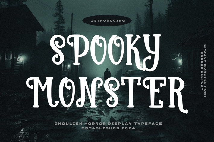 Spooky Monster - Halloween Font