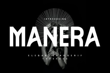 MANERA Elegant Sans Serif Typeface