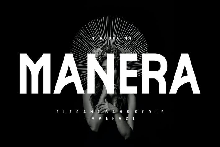 MANERA Elegant Sans Serif Typeface
