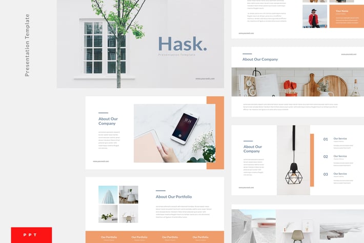 Hask - Corporate Powerpoint Presentation Template