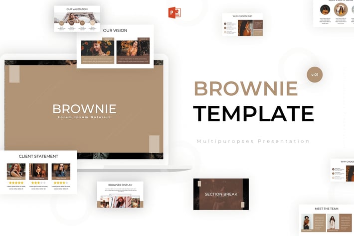 Brownie - Powerpoint Template