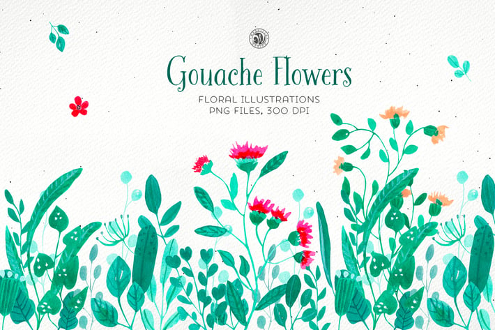 Gouache Flowers