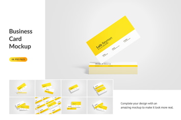 Landscape Business Card Mockup