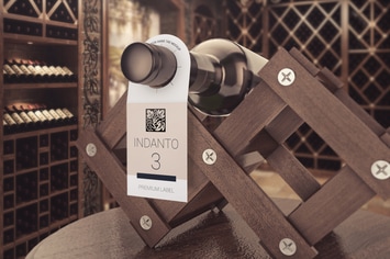 Bottle Neck Hang Tag Mockup