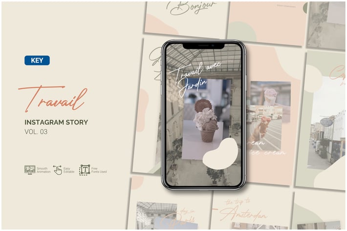 Travail - Instagram Story Keynote