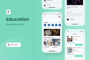 Education Mobile UI Kit