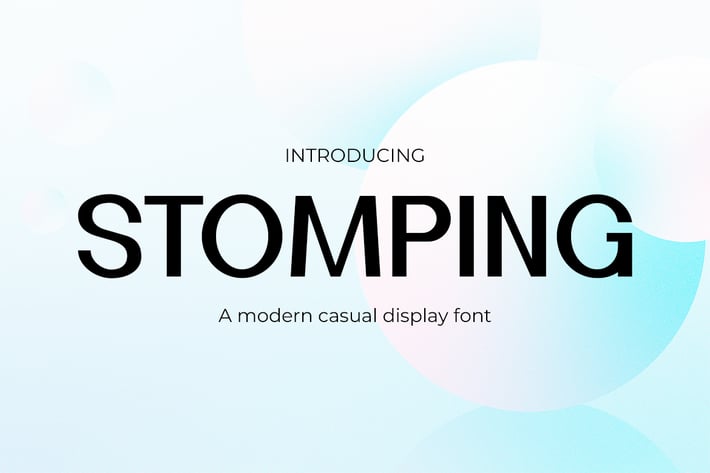 Stomping - Sans Serif Modern Font