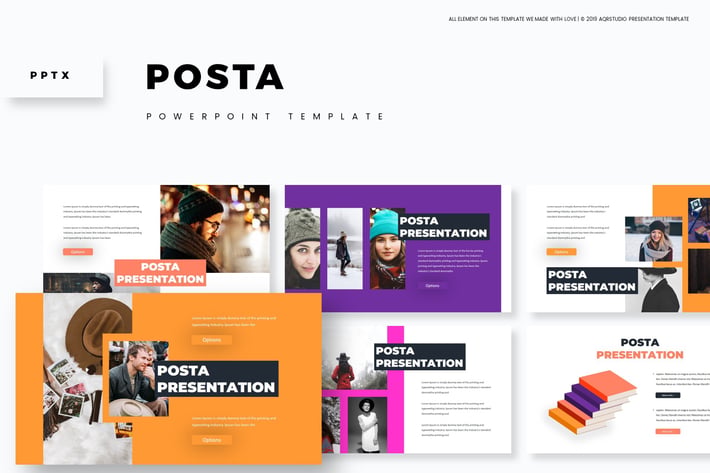 Pozta - Powerpoint Template