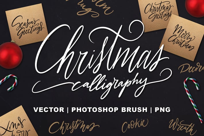 Christmas Calligraphy Mega Pack