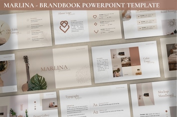 Marlina - Brandbook Powerpoint Template