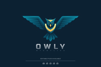 Owl Gradient Logo