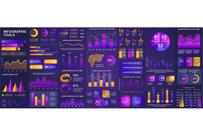 Gradient Infographics Design Template