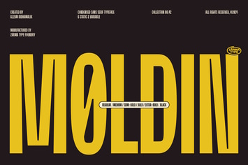 Moldin - Condensed Sans Serif Font