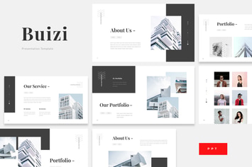 Buizi - Office Building Rent Powerpoint Template