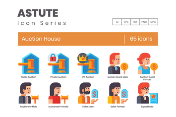 65 Auction House Icons