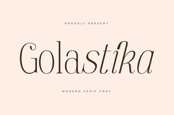 Golastika Modern Serif Font