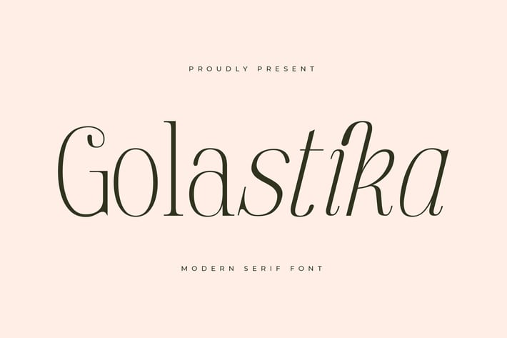 Golastika Modern Serif Font