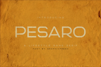 Pesaro | A Lifestyle Sans Serif
