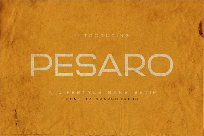 Pesaro | A Lifestyle Sans Serif