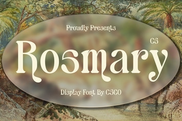 Rosmary – Art Nouveau Font