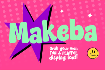 Playful Font - Makeba