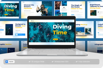 Dive In - Diving Keynote Template