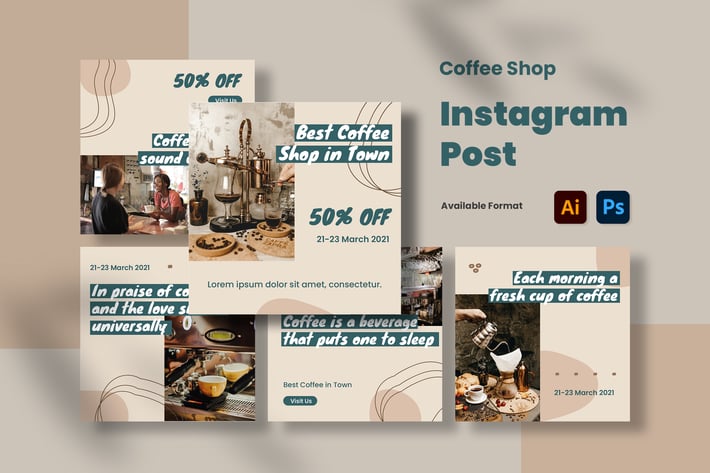 Coffee Shop Instagram Post