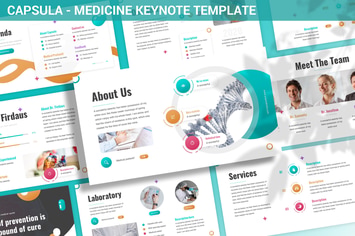 Capsula - Medicine Keynote Template