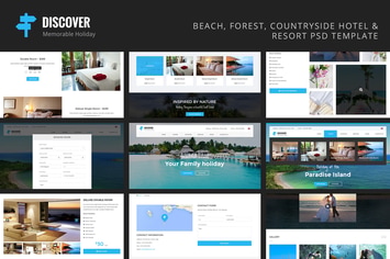 DISCOVER - Countryside Hotel PSD Template