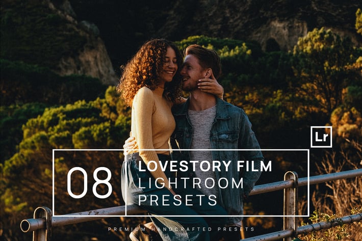8 Lovestory Film Lightroom Presets + Mobile