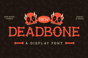 Deadbone Creative Font