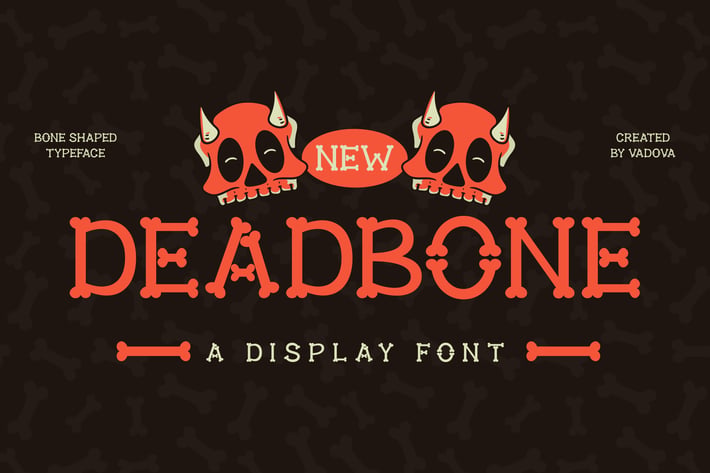 Deadbone Creative Font