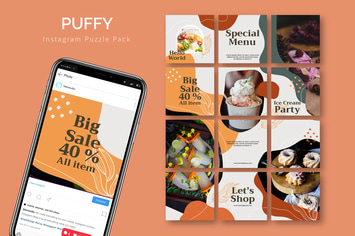 Puffy - Instagram Puzzle Template