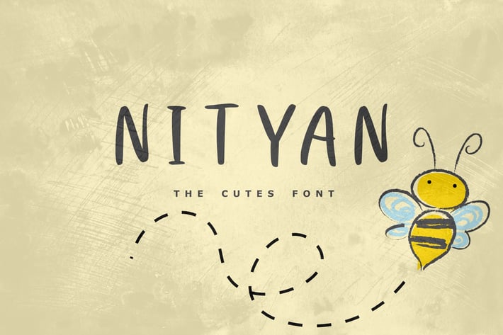 Nityan - The Cutes Font