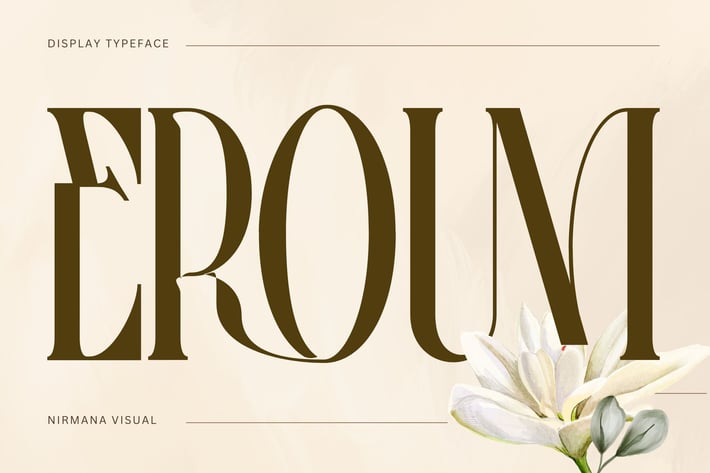 Eroum - Branding Logo Font
