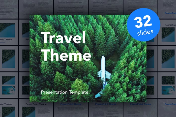 Avid Traveler PowerPoint Template