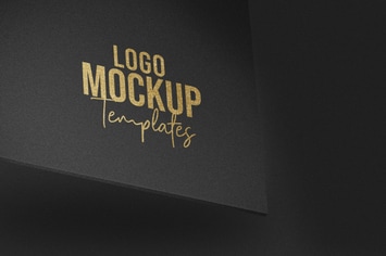 Black Paper Mockup