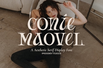 Conie Maovel - Aesthetic Serif Display Font