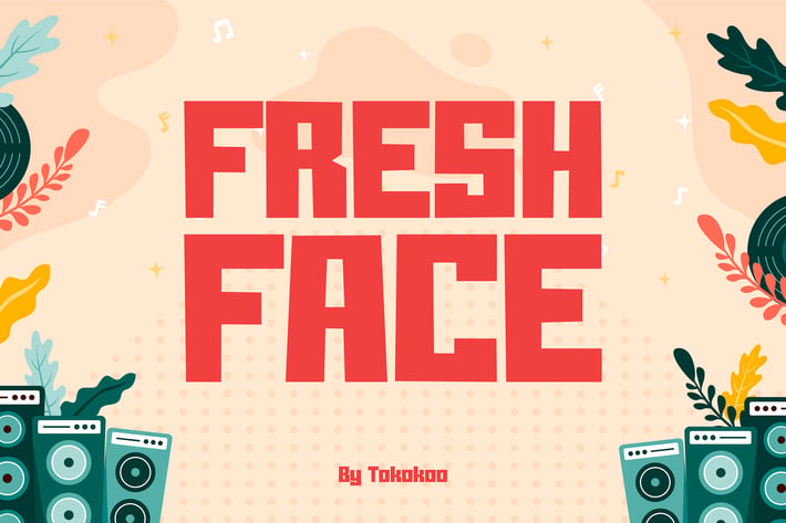 Music Font - Freshface 