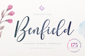 Benfield - Script Font