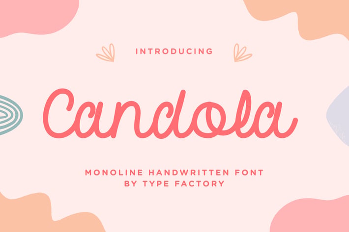 Candola – Monoline Handwritten Font