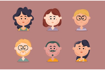 People Avatars Illustration
