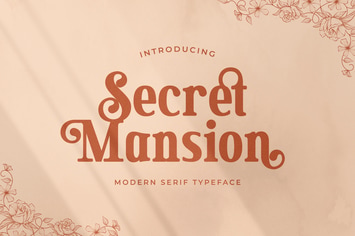 Secret Mansion – Modern Elegant Serif
